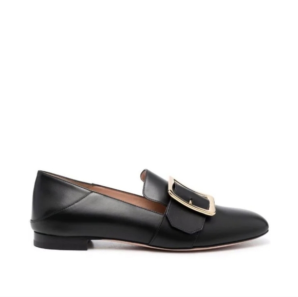 Bally Janelle Buckled Loafers - Black - Picture 11 of 13